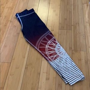 Soulcycle x Terez ombré leggings